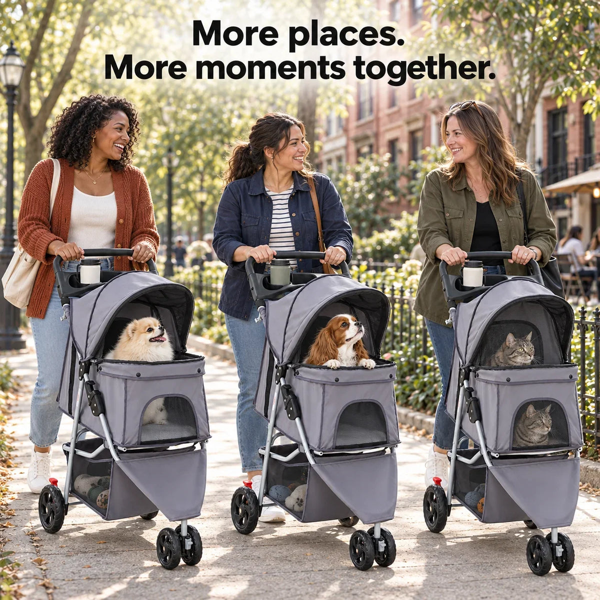 DOGCRUISER City 3-Wheel Pet Stroller