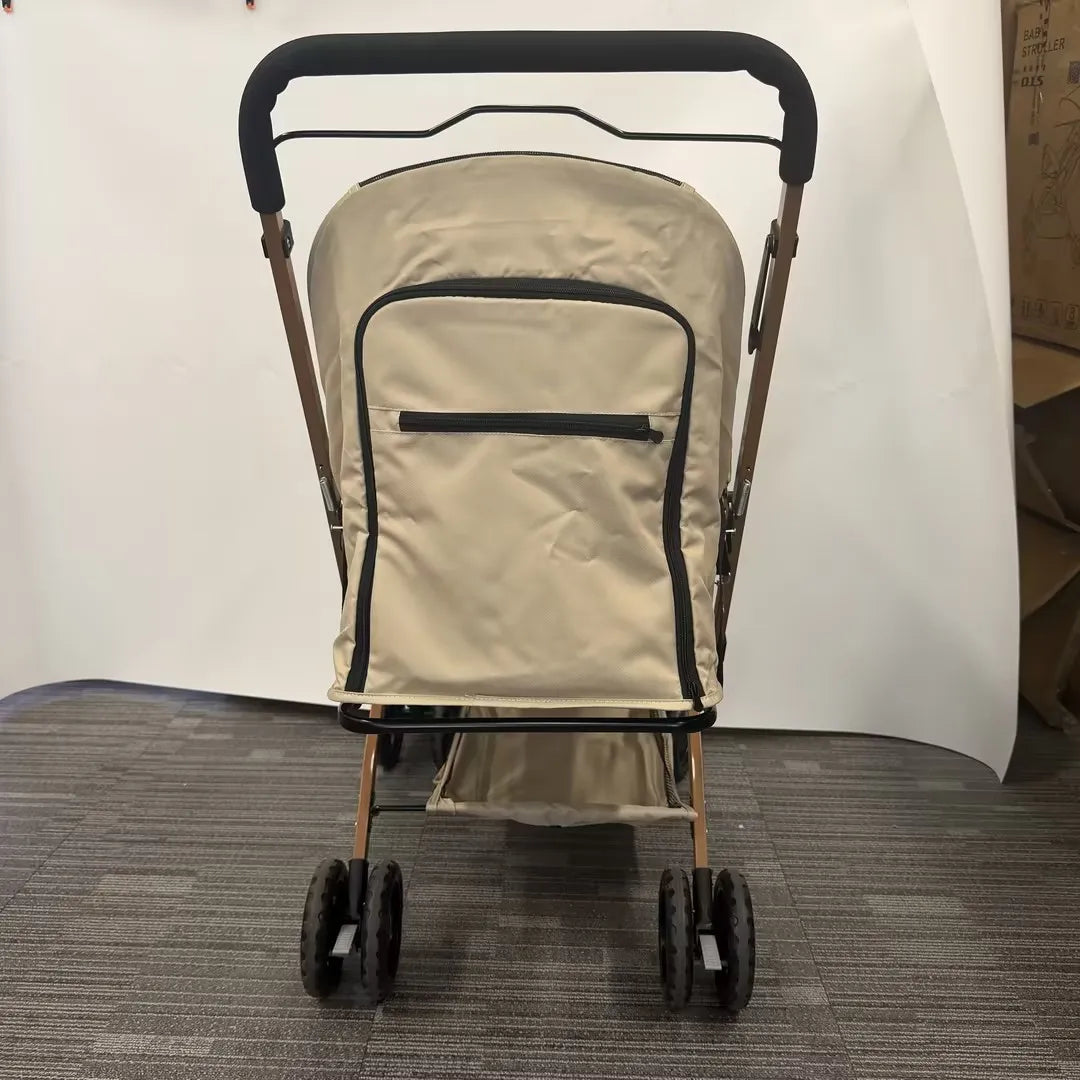 DOGCRUISER Quick-Fold Pet Stroller — gray color — vue 01/07 #Color_GRAY