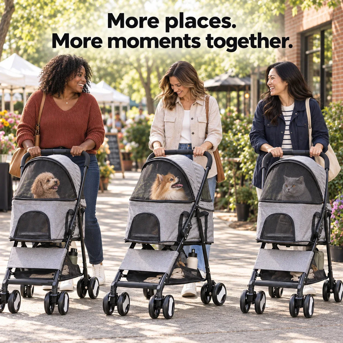 DOGCRUISER Carrier 3-in-1 Pet Stroller — more moments together — vue 02/07