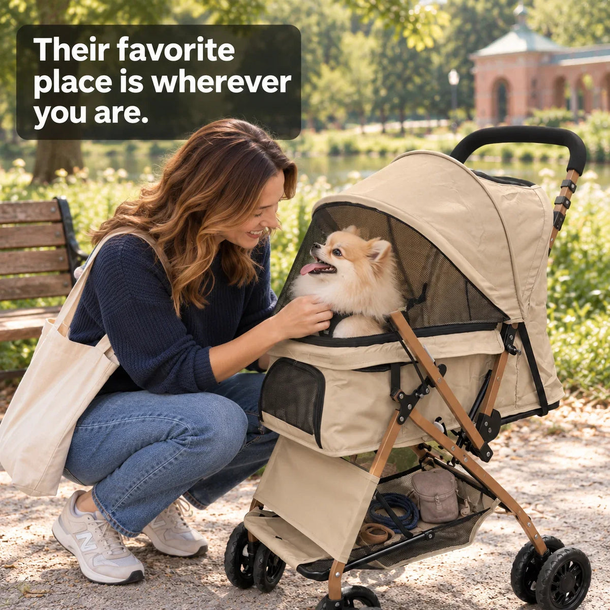 DOGCRUISER Quick-Fold Pet Stroller