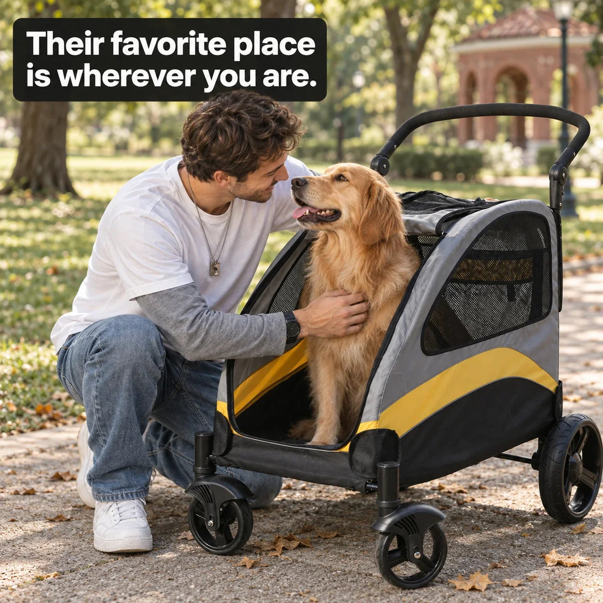 DOGCRUISER Roomy Large Dog Stroller — wherever you are — vue 03/07