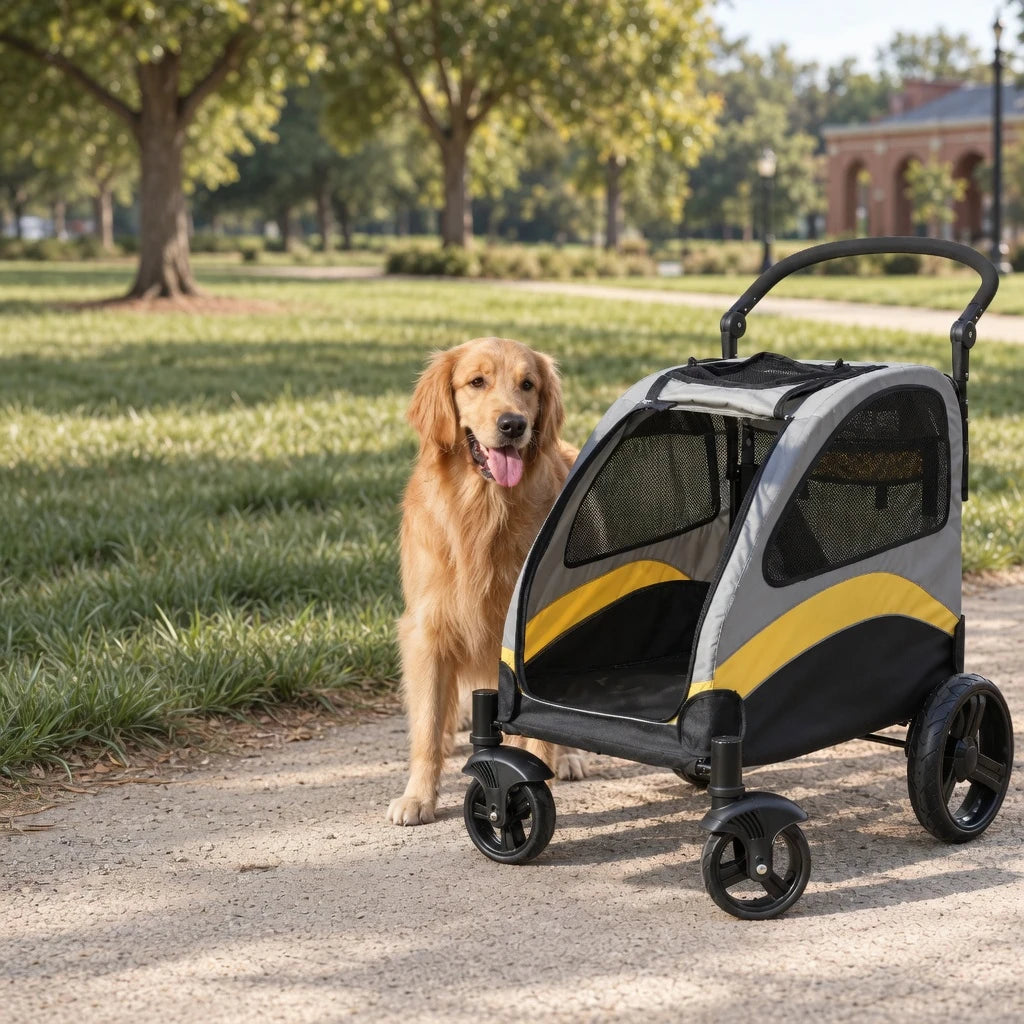 DOGCRUISER Roomy Large Dog Stroller — measure first — vue 05/07